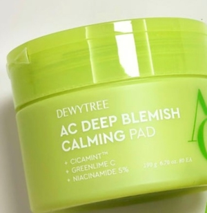 DEWYTREE AC Deep Blemish Calming Pad Beruhigende & klärende Toner-Pads 80 Pads