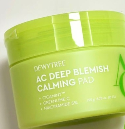 DEWYTREE AC Deep Blemish Calming Pad Beruhigende & klärende Toner-Pads 80 Pads