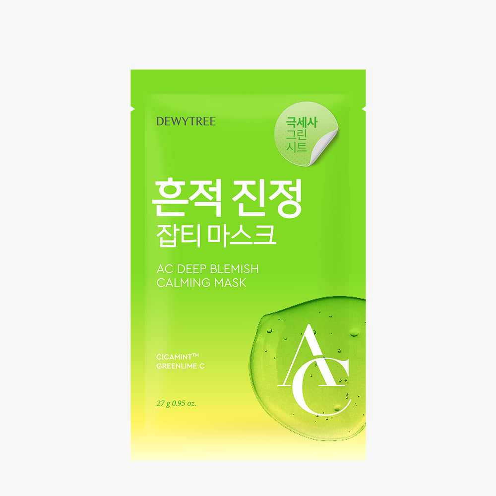 DEWYTREE AC Deep Blemish Calming Mask Sheet - Beruhigende Tuchmaske für unreine und empfindliche Haut 1 Stück