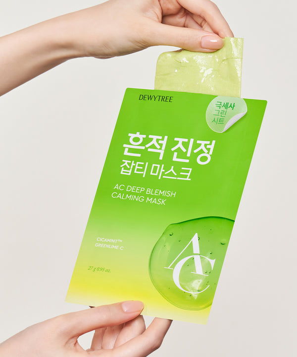 DEWYTREE AC Deep Blemish Calming Mask Sheet - Beruhigende Tuchmaske für unreine und empfindliche Haut 1 Stück