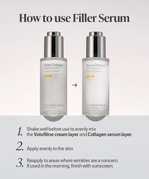 Sungboon Editor Deep Collagen Power Boosting Cream in Serum 30ml
