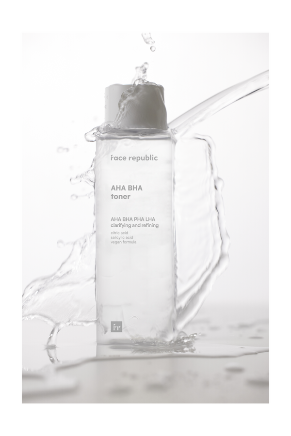 Face Republic AHA/BHA Toner - Gesichtswasser für fettige empfindliche Haut 160ml
