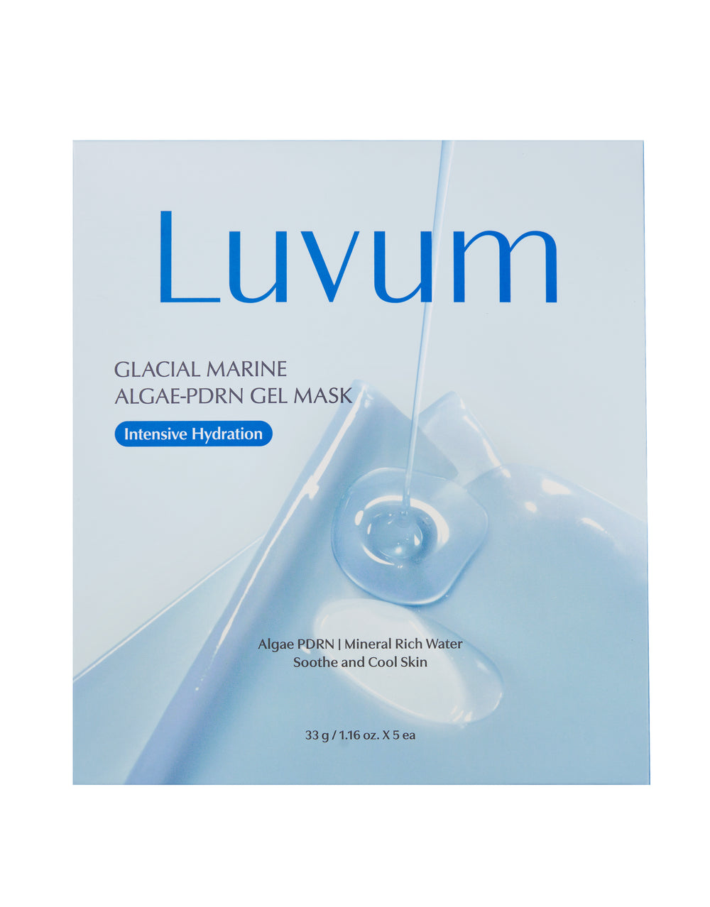 LUVUM Gel Mask with glacial seaweed and PDRN 1 piece
