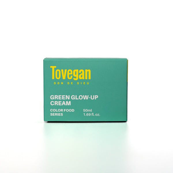 Crème éclat verte de la gamme Color Food Series de TOVEGAN