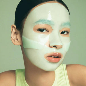 LUVUM Green Citrus Vitamin C Gel Mask+ - 1x Single Sheet / Hydrogel Mask for Radiant & Soothed Skin