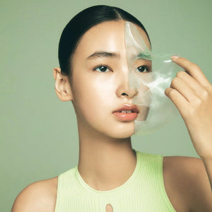LUVUM Green Citrus Vitamin C Gel Mask+ - 1x Single Sheet / Hydrogel Mask for Radiant & Soothed Skin