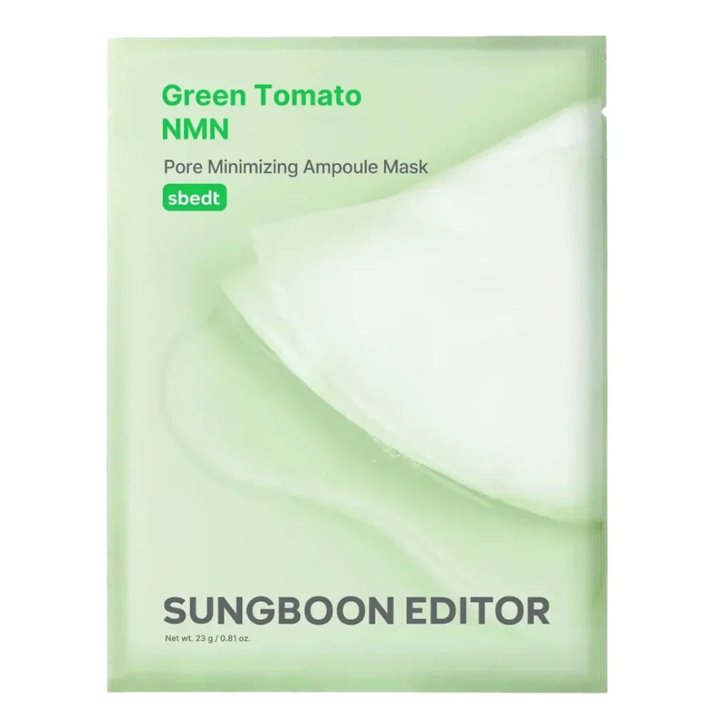 Sungboon Editor Green Tomato NMN Pore Lifting Ampoule Mask 23g