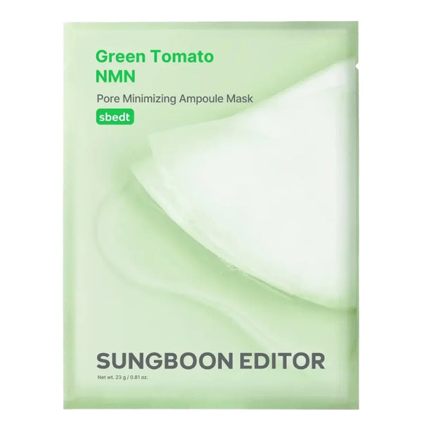 Sungboon Editor Green Tomato NMN Pore Lifting Ampoule Mask 23g