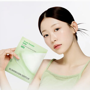 Sungboon Editor Green Tomato NMN Pore Lifting Ampoule Mask 23g