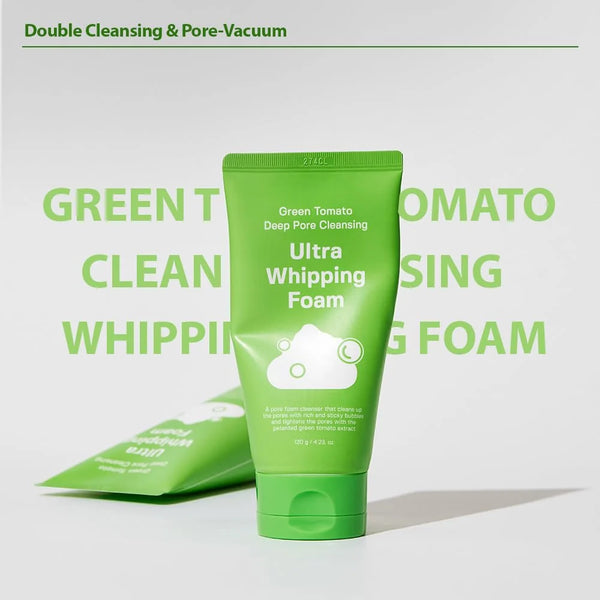 Sungboon Editor Green Tomato Deep Pore Cleansing Ultra Whipping Foam 120ml