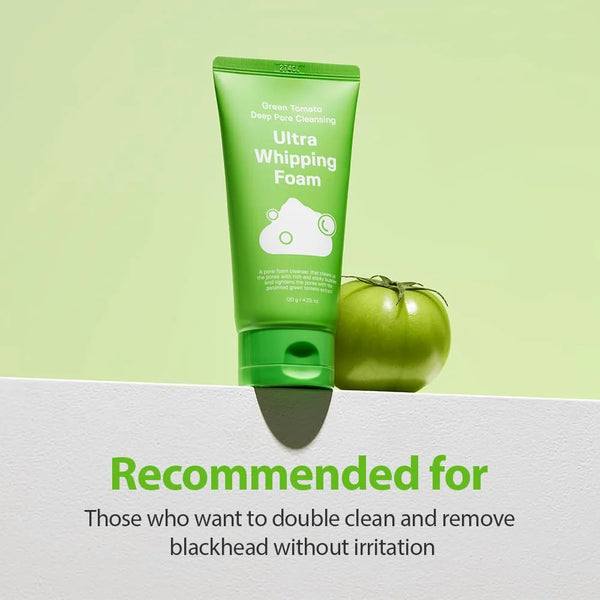 Sungboon Editor Green Tomato Deep Pore Cleansing Ultra Whipping Foam 120ml