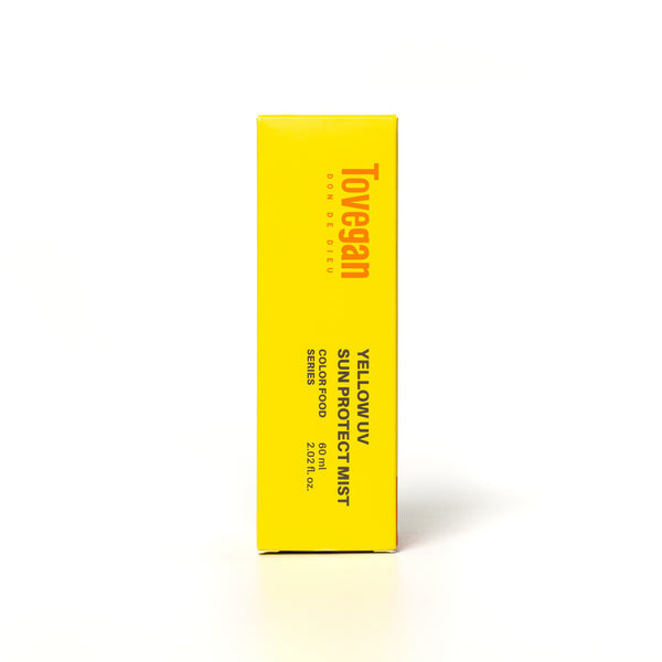Tovegan Colorfood Series Gelber UV-Sonnenschutzspray SPF50+ PA+++
