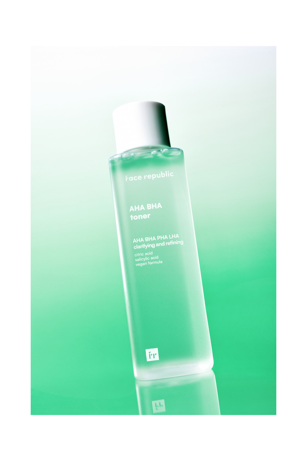 Face Republic AHA/BHA Toner - Gesichtswasser für fettige empfindliche Haut 160ml