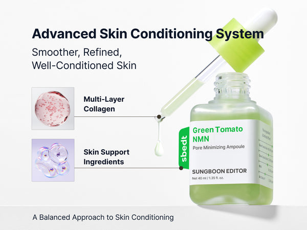 Sungboon Editor Green Tomato NMN Pore Minimizing Ampoule 40ml