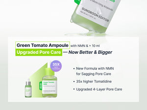 Sungboon Editor Green Tomato NMN Pore Minimizing Ampoule 40ml