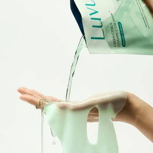 LUVUM Green Citrus Vitamin C Gel Mask+ - 1x Single Sheet / Hydrogel-Maske für strahlende & beruhigte Haut