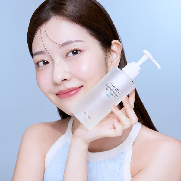 Gel nettoyant hydratant visage LUVUM à l'extrait de bambou et à l'acide hyaluronique 200 ml