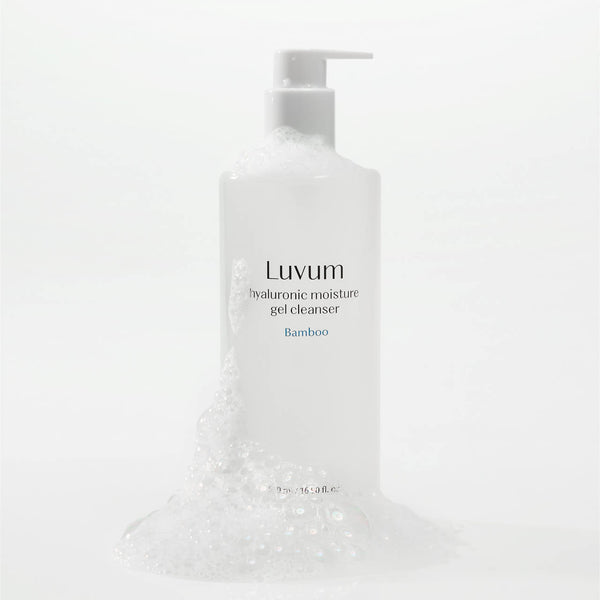 Gel nettoyant hydratant visage LUVUM à l'extrait de bambou et à l'acide hyaluronique 200 ml