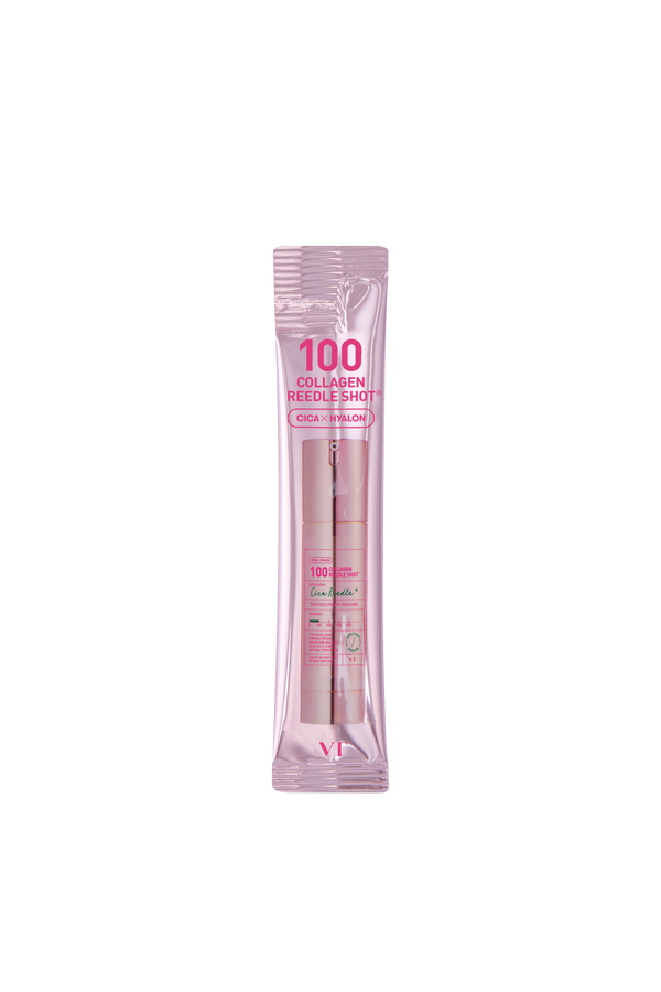 VT 100 Collagen Reedle Shot 10x 2ml - Intensiv feuchtigkeitsspendende Ampullenkur mit Kollagen