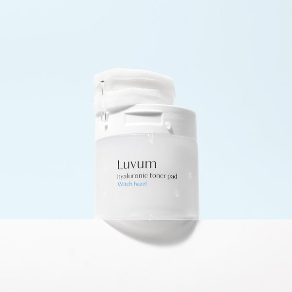 Luvum toner pads with witch hazel and hyaluronic acid 130 ml / 60 pads