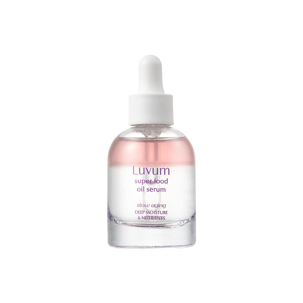 LUVUM Superfood Oil Serum  Nährendes 2-Phasen-Ölserum für strahlende, elastische Haut  30 ml